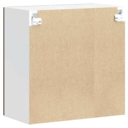 Berkfield Kitchen Wall Cabinet With Glass Door Kalmar Smoked Oak Engineered Wood - thumbnail 9