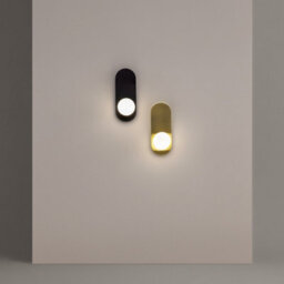 Luminosa Lighting Luminosa Bao Modern Globe Wall Lights Black 1Xg9 White Shade - thumbnail 3