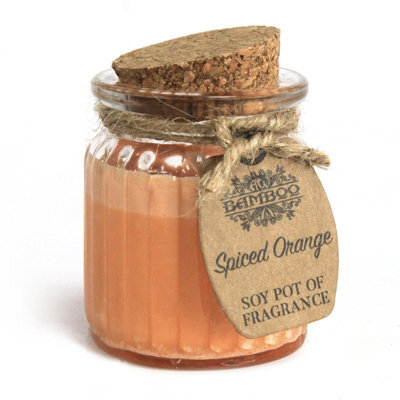 Serenityy Spiced Orange Soy Pot Of Fragrance Candle In Reusable Glass Jar With Cork Lid - 120 G - image 1