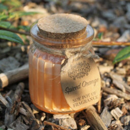 Serenityy Spiced Orange Soy Pot Of Fragrance Candle In Reusable Glass Jar With Cork Lid - 120 G - thumbnail 5