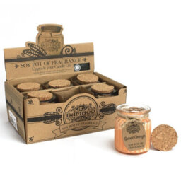 Serenityy Spiced Orange Soy Pot Of Fragrance Candle In Reusable Glass Jar With Cork Lid - 120 G - thumbnail 2