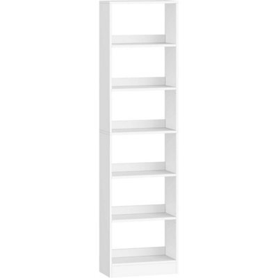 Modern Tall Narrow Bookcase With Adjustable Shelves - image 1