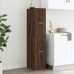 Walplus Apothecary Cabinet Brown Oak 30X41X144.5 Cm Engineered Wood - thumbnail 4