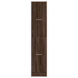 Walplus Apothecary Cabinet Brown Oak 30X41X144.5 Cm Engineered Wood - thumbnail 5