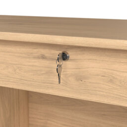 Furniture To Go Function Plus 4 Drawer Desk In Oak  (W) 109.3 X (H) 75.6 X (D) 48.5Cm - thumbnail 8