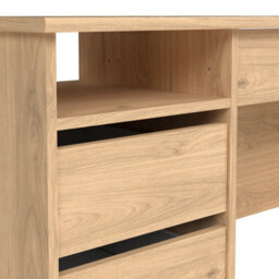Furniture To Go Function Plus 4 Drawer Desk In Oak  (W) 109.3 X (H) 75.6 X (D) 48.5Cm - thumbnail 7