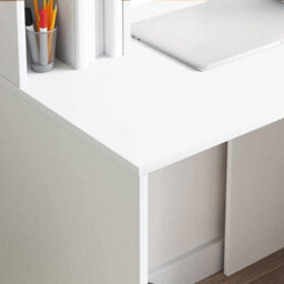 Walplus Desk With Shelf White 91 X 50 X 149 Cm Engineered Wood - thumbnail 4