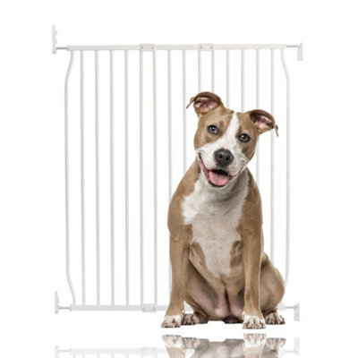 Bettacare Eco Screw Fit Pet Gate, White, 90Cm - 100Cm, Screw Fitted Dog Gate, Safety Gate For Puppy - image 1
