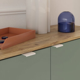 Furniture To Go Ganymede Large Sideboard With 3 Drawers And 2 Doors In Mauvella Oak And Sage - thumbnail 9
