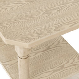 Seconique Chantilly Side Lamp Table Distressed Antique Cream Effect - thumbnail 4