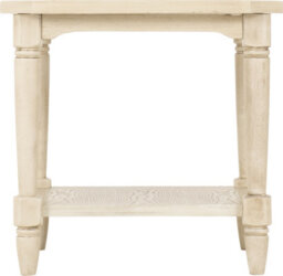 Seconique Chantilly Side Lamp Table Distressed Antique Cream Effect - thumbnail 3
