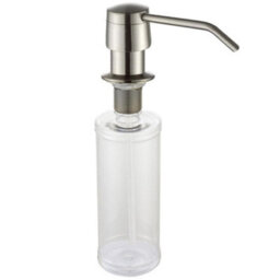 Astini Brushed Steel 270Ml Integrated Kitchen Sink Soap Dispenser - thumbnail 5
