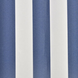 Berkfield Awning Top Sunshade Canvas Blue & White 4X3M (Frame Not Included) - thumbnail 3