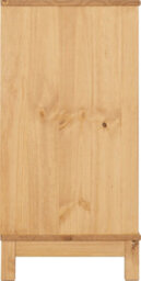Seconique Corona Rattan 2 Door 2 Drawer Sideboard In Distressed Wax Pine And Rattan Effect - thumbnail 7