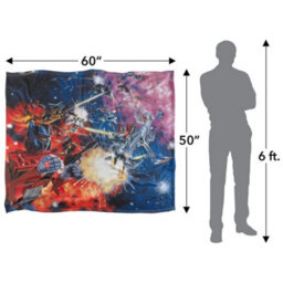 Transformers Silky Box Art Autobot Supersoft Blanket Multicoloured (152Cm X 127Cm) - thumbnail 5