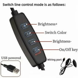 Modern Led Table Lamp Touch Control Dimmable Bedside Desk Nightstand Light - thumbnail 3