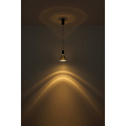 Luminosa Lighting Luminosa Labora Dome Pendant Ceiling Light Matt Black Smoke Glass Shade Led 3000K - thumbnail 4