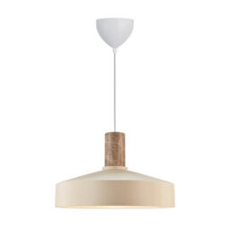 Nordlux Elvas Metal Pendant Light Marble Beige,mains - thumbnail 2