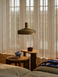 Nordlux Elvas Metal Pendant Light Marble Beige,mains - thumbnail 6
