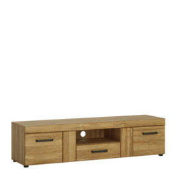 Wyld Haus Cortina Wide Tv Cabinet, 2 Door 1 Drawer, Grandson Oak - thumbnail 3