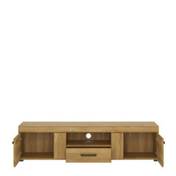 Wyld Haus Cortina Wide Tv Cabinet, 2 Door 1 Drawer, Grandson Oak - thumbnail 4