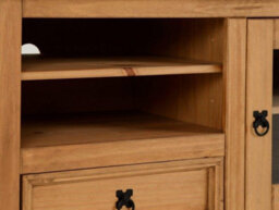 Seconique Corona Tv Entertainment Unit In Distressed Waxed Pine Finish - thumbnail 9