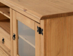 Seconique Corona Tv Entertainment Unit In Distressed Waxed Pine Finish - thumbnail 7