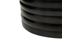Orsina Set Of Two Round Coffee Tables, Black And Brass Finish Handcrafted Aluminium Tables, Coffee Table Set - thumbnail 4