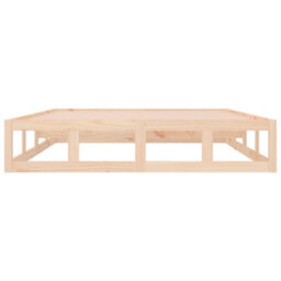 Berkfield Bed Frame 140X190 Cm Solid Wood - thumbnail 5