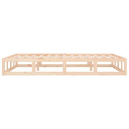 Berkfield Bed Frame 140X190 Cm Solid Wood - thumbnail 6