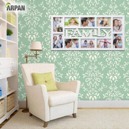 Arpan Family Multi Aperture Photo Picture Frame - Holds 10 X 6''x4'' Photos (White Family) - thumbnail 3