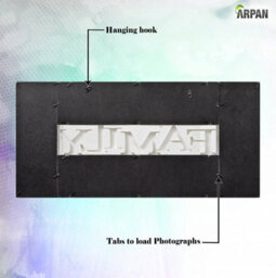 Arpan Family Multi Aperture Photo Picture Frame - Holds 10 X 6''x4'' Photos (White Family) - thumbnail 5