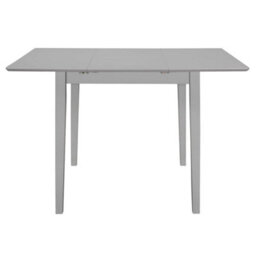 Berkfield Rustic Extendable Dining Table Grey (80-120)X80X74 Cm Mdf - thumbnail 4