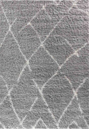 Moroccan Berber Shaggy Rugs Living Room Scandi Grey 200X290 Cm - thumbnail 2