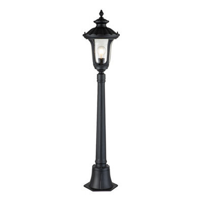 Luminosa Lighting Elstead Chicago Outdoor Bollard Textured Black, Ip44