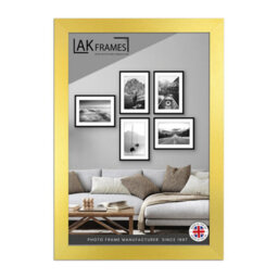 "AK Frames 19X13"" Gold Poster Frame - Modern Picture Frame For Wall Art, Prints And Photos - Durable And Stylish Display Frame" - thumbnail 1
