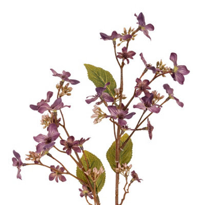 Hill Interiors Vernicia Fordii Artificial Flower Spray Purple (One Size) - image 1