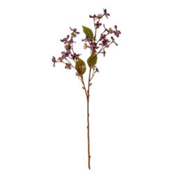Hill Interiors Vernicia Fordii Artificial Flower Spray Purple (One Size) - thumbnail 2