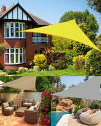Yellow 2X3M Rectangular Shade Sail Uv Resistant - thumbnail 5