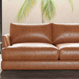 Valencia Serena Leather L Shape With Right Chaise Sectional Sofa Cognac Nappa 11000 Top Grain Leather Kiln Dried Wood - thumbnail 5