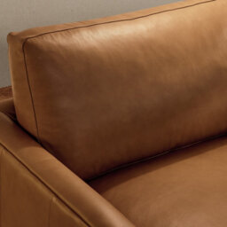Valencia Serena Leather L Shape With Right Chaise Sectional Sofa Cognac Nappa 11000 Top Grain Leather Kiln Dried Wood - thumbnail 7