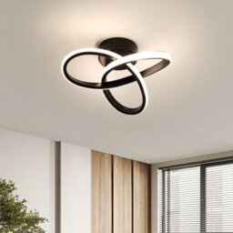 Pheashine Modern Led Ceiling Light , 4500K Neutral Light, Modern Flush Mount Ceiling Light For Hallway, Kitchen, Bedroom - thumbnail 2