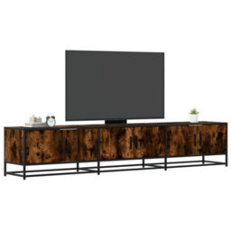 Berkfield Tv Cabinet Smoked Oak 210X35X41 Cm Engineered Wood - thumbnail 1