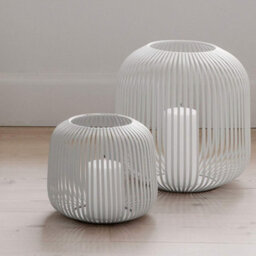 Blomus Lito Lantern Candle Holder S - White - thumbnail 2