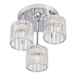 Thehotsale 3-Light Crystal Ceiling Light Luxury Crystal Chandelier For Dining Room & Living Room
