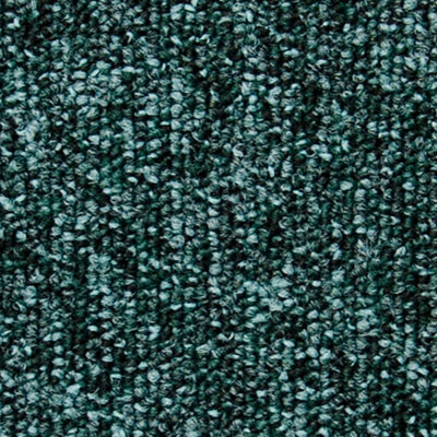 Latour 2 Glenavon Teal Modern Loop Pile Contract Carpet Tiles For Domestic & Moderate Commercial Use - image 1