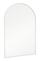 Mirroroutlet The Arcus White Framed Arched Leaner/wall Mirror 190Cm X 120Cm - thumbnail 3