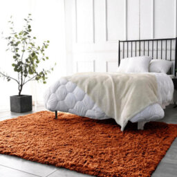 Ameha Shaggy Rug Super Soft Plush Fluffy Rust Area 120X170 Cm Carpet Bedroom Living Room Rugs - thumbnail 2