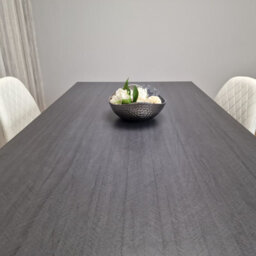 Kosy Koala Grey Dining Table And 4 White Stitched Chairs: Your Ideal Dining Room Set For Four - thumbnail 9