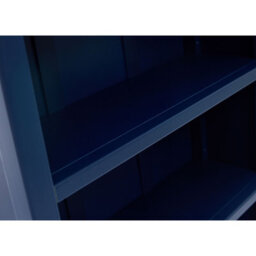 Cabinet Bits Palazzi Narrow Bookcase Blue H127 W69 D25Cm - thumbnail 4